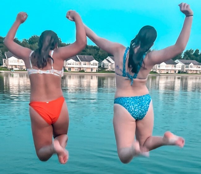 Teens holding hands — 36