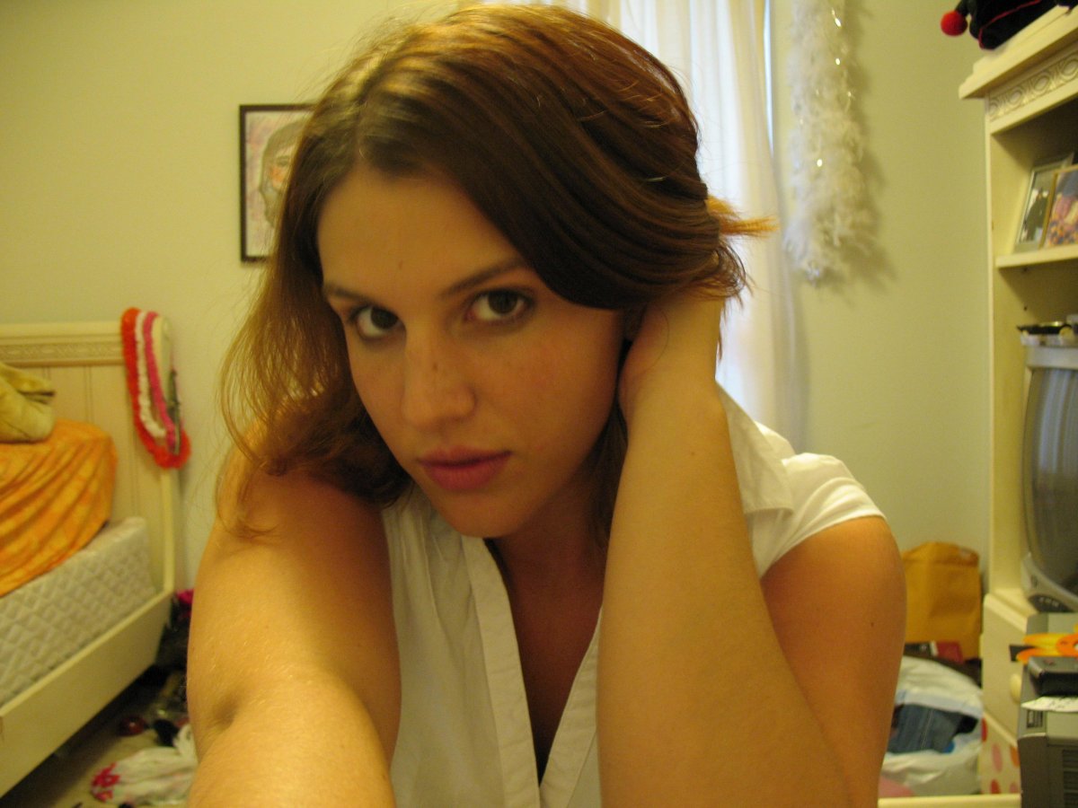 Dontleavethemayonnaiseout-White Shirt Black Bra — 14